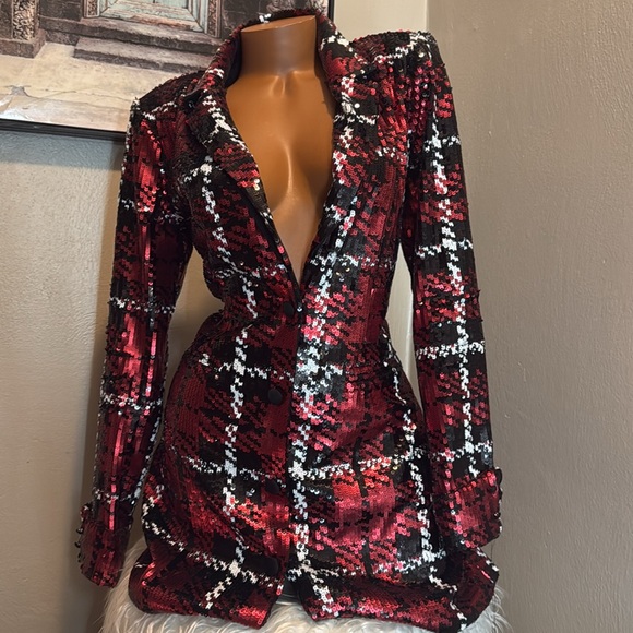 NBD Jackets & Blazers - NBD Revolve Liz sequin blazer jacket